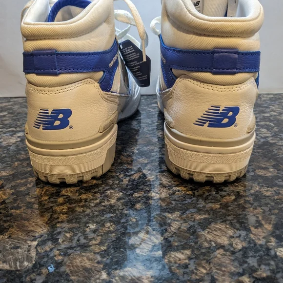 New Balance 650 Mid Angora Marine Blue White Gray BB650RWI Men's Size 11.5 New